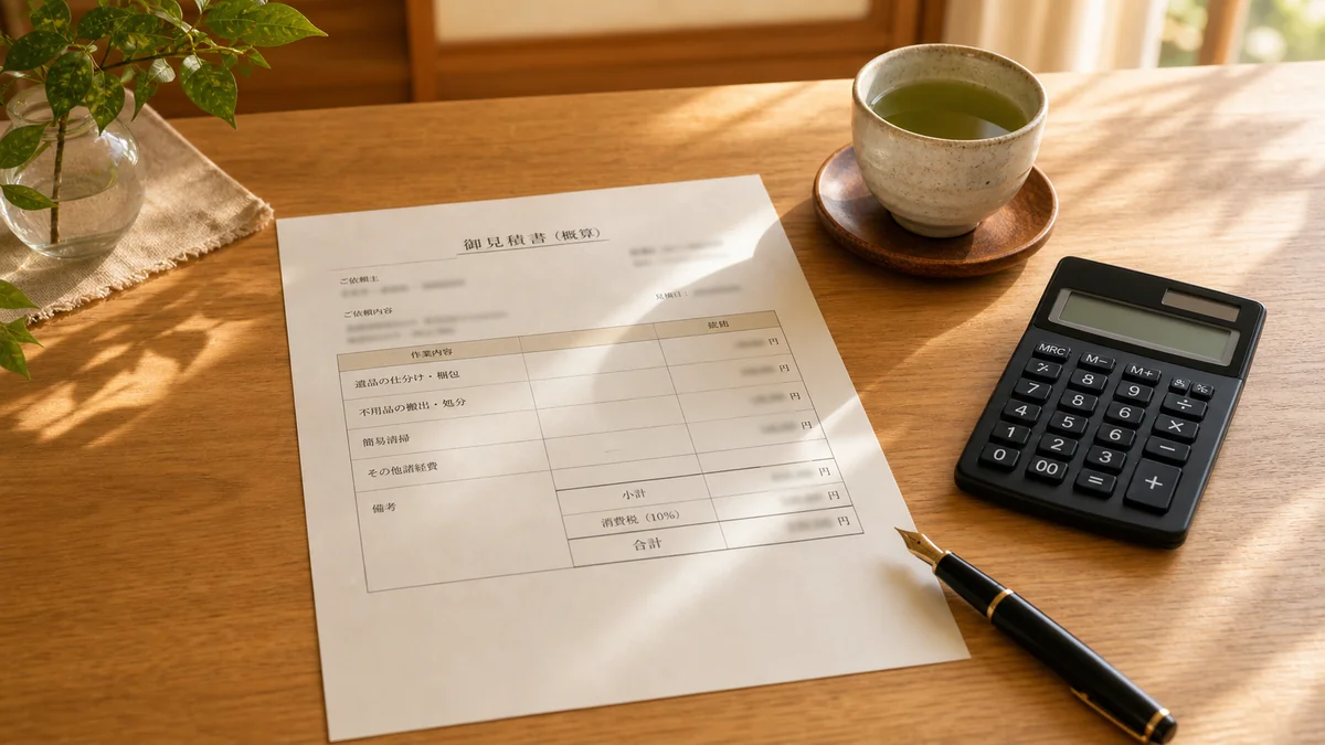 遺品整理 埼玉県の費用相場と業者選びの参考イメージ